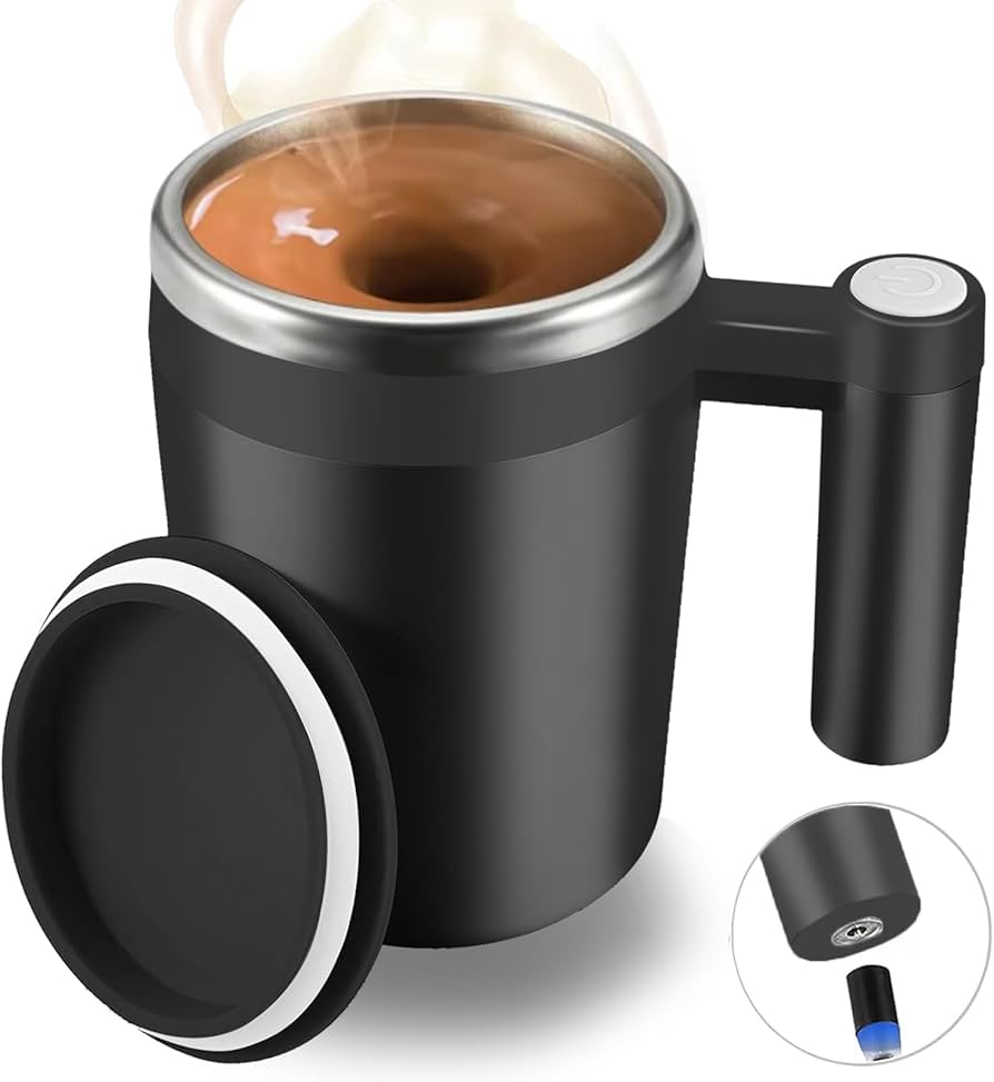 PureDesk™ Vortex | Self-Stirring Magnetic Mug
